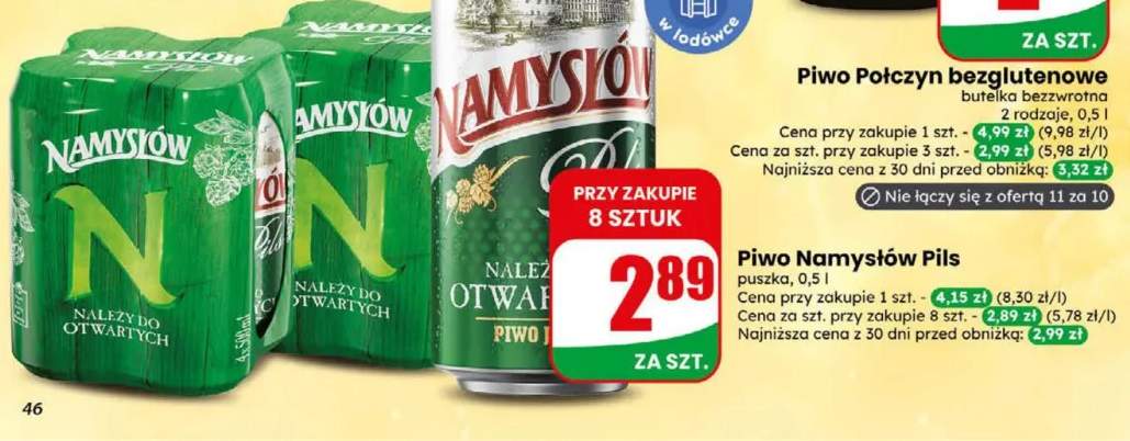 Piwo Namysłów Pils