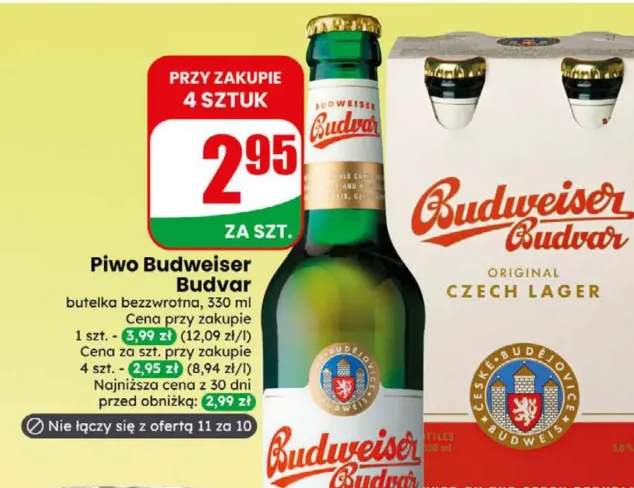 Piwo Budweiser Budvar