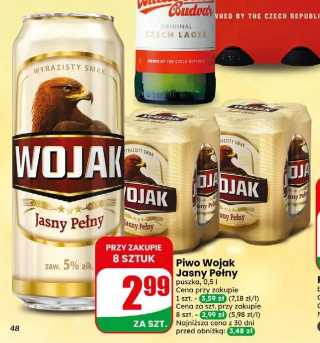 Piwo Wojak Jasny Pełny