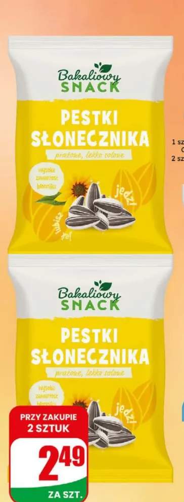 Słonecznik prażony łuskany Bakaliowy Snack