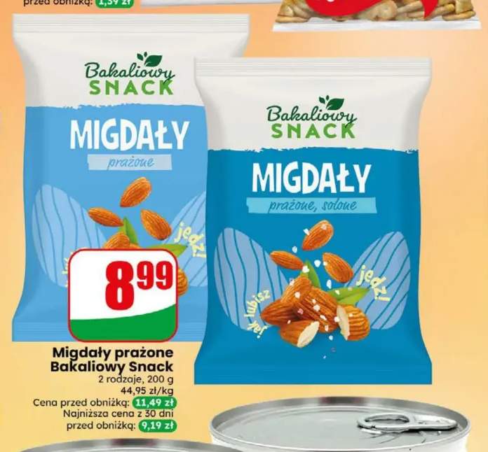Migdały prażone Bakaliowy Snack +1 wariant