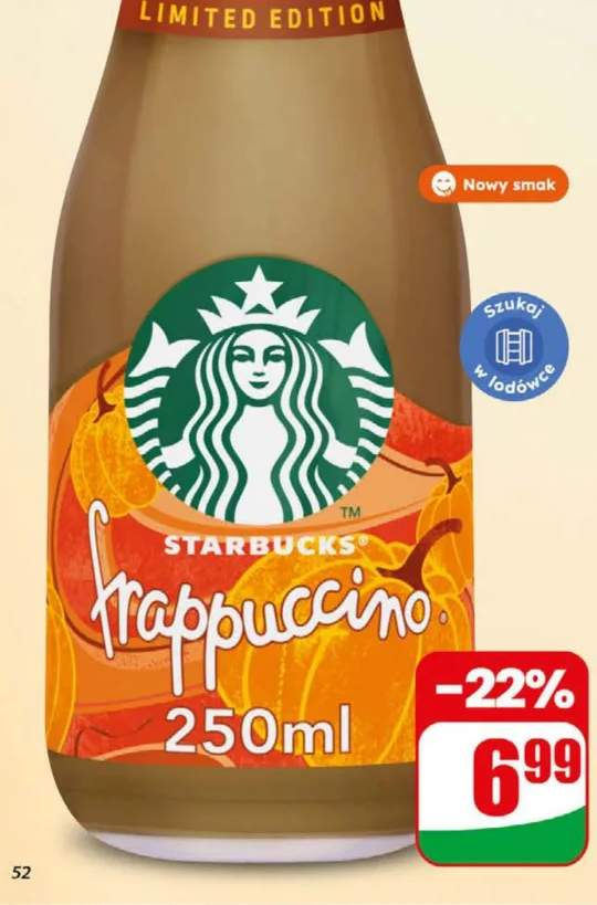 Napój mleczno-kawowy Frappuccino Pumpkin Spice Starbucks