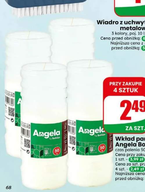 Wkład parafinowy Angela Bolsius