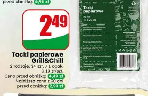 Tacki papierowe Grill & Chill