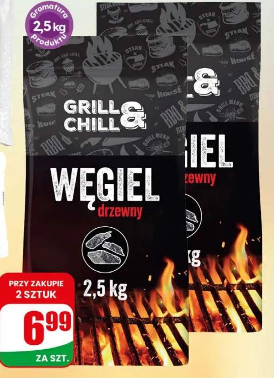 Węgiel drzewny Grill & Chill