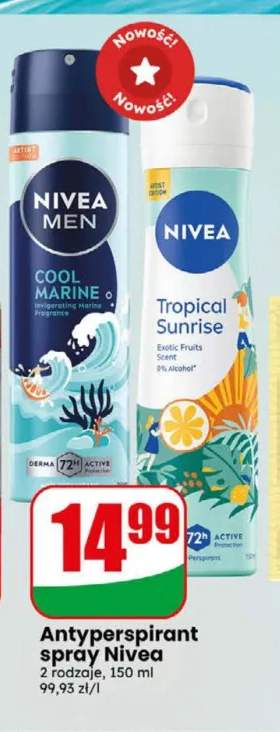 Antyperspirant spray Nivea Men Cool Marine +1 wariant