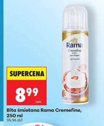 śmietana w sprayu