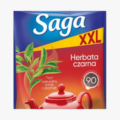 Herbata czarna ekspresowa Saga 90x1,4g