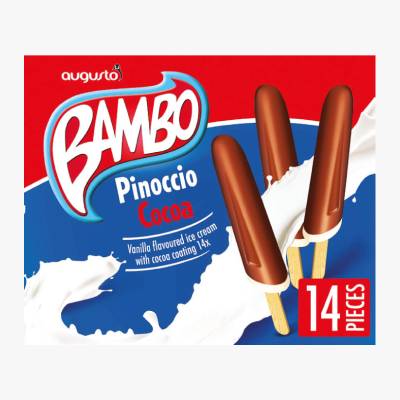Lody multipack Bambo Pinoccio Augusto 14x52ml