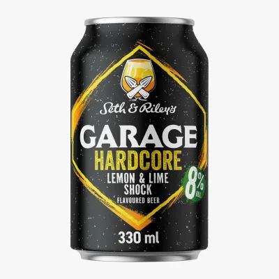Napój piwny Garage lemon&lime 330ml 8% puszka