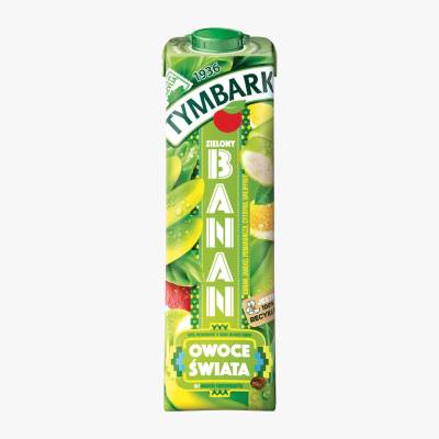Napój niegaz. ziel. banan Owoce Świata Tymbark 1l