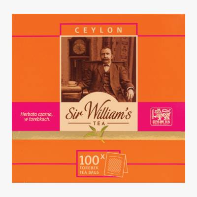 Herbata Czarna Sir William's Ceylon 100x1,8g