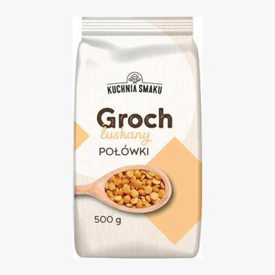 Groch połówki łuskany Kuchnia Smaku 500g