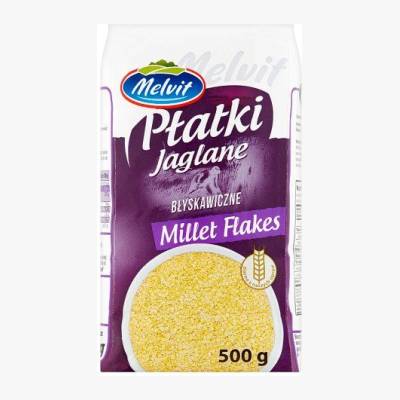 Płatki jaglane błyskawiczne Melvit 500g