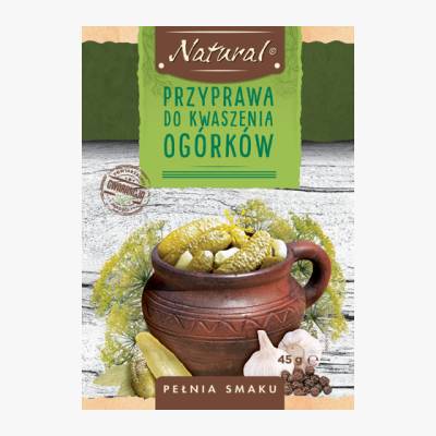 Przyprawa do kwaszenia ogórków Natural 45g