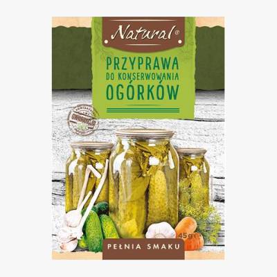Przyprawa do konserwowania Ogórków Natural 45g