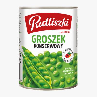 Groszek konserwowy Pudliszki 400/240g