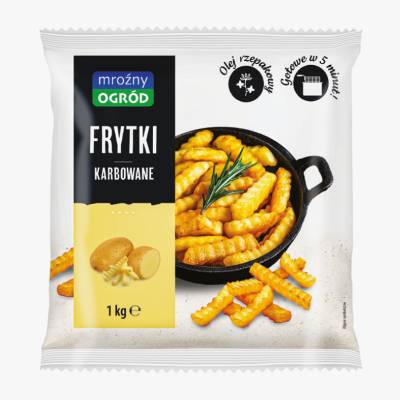 Frytki karbowane Mroźny Ogród 1kg