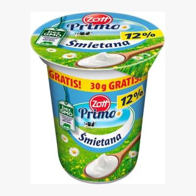 Śmietana 12% Primo Zott 330g+30g gratis