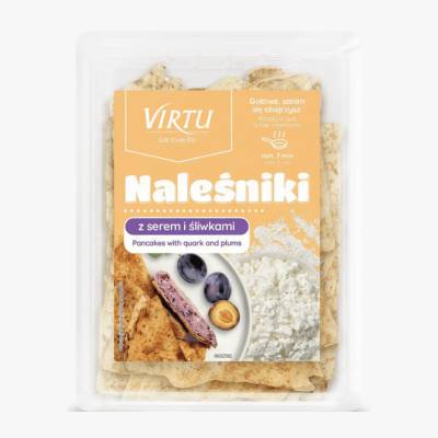 Naleśniki z serem i śliwkami Virtu 400g