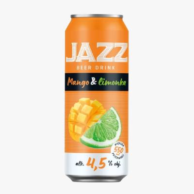 Napój piwny Jazz mango limonka 0,55l 4,5% puszka