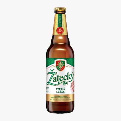 Piwo Zatecky lezak 0,5l 5% but. zw.
