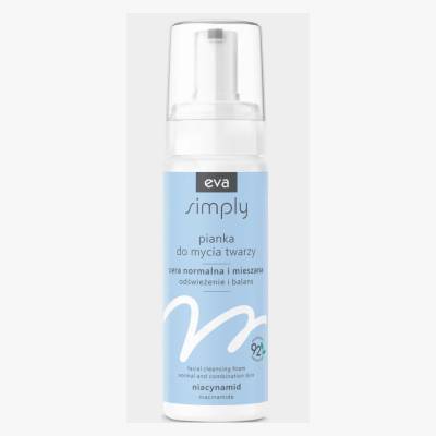 Pianka do mycia twarzy Simple Eva 150ml mix