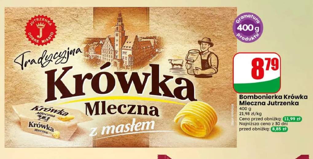 Bombonierka Krówka Mleczna Jutrzenka