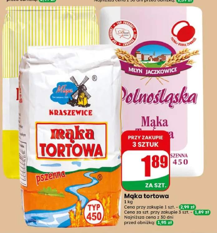 Mąka tortowa Kraszewice +1 wariant