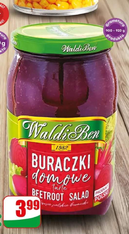 Buraczki tarte WaldiBen