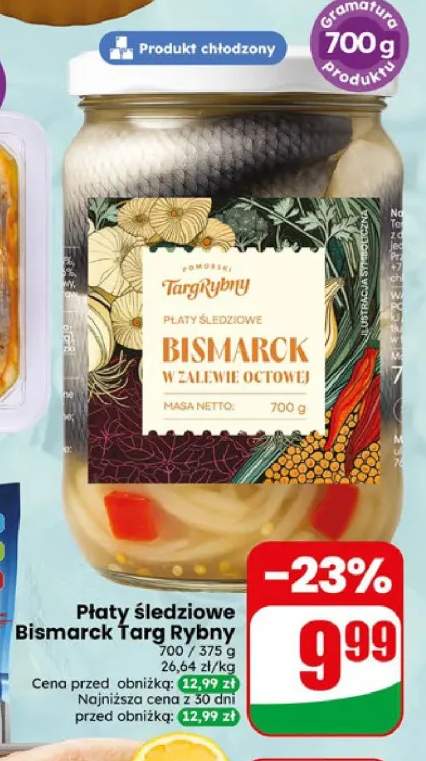 Płaty śledziowe Bismarck Targ Rybny