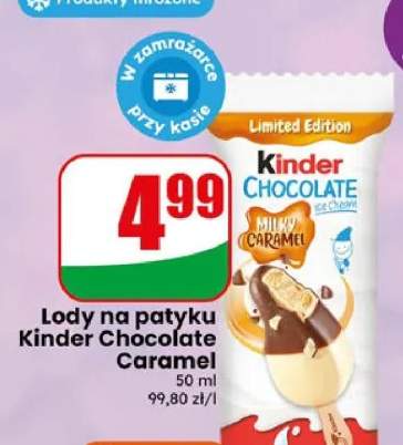 Lody na patyku Kinder Chocolate Caramel