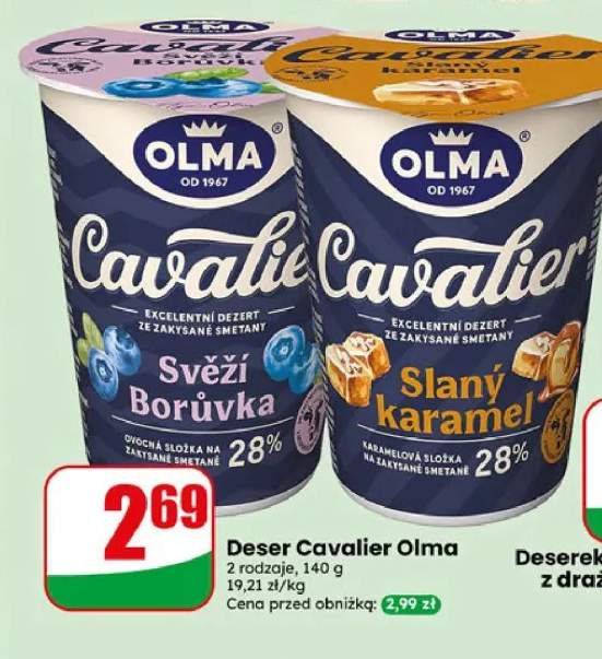 Deser Cavalier Svěží Borůvka Olma +1 wariant