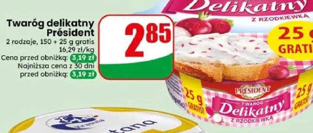 Twaróg delikatny Président
