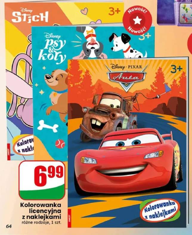 Kolorowanka licencyjna z naklejkami Ameet