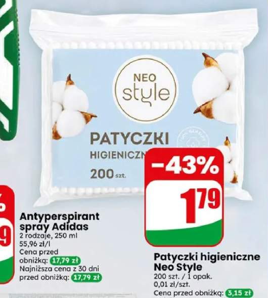 Patyczki higieniczne Neo Style