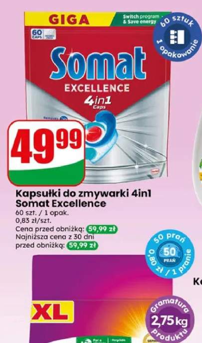 Kapsułki do zmywarki 4in1 Somat Excellence