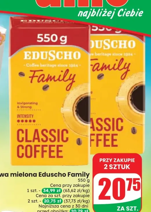 Kawa mielona Eduscho Family