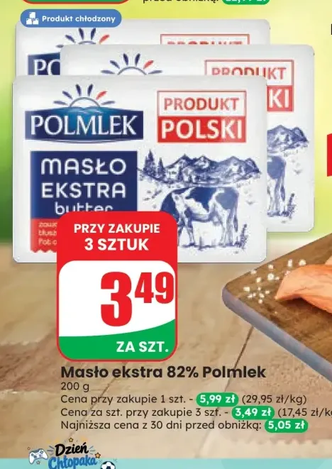 Masło ekstra Polmlek 82%