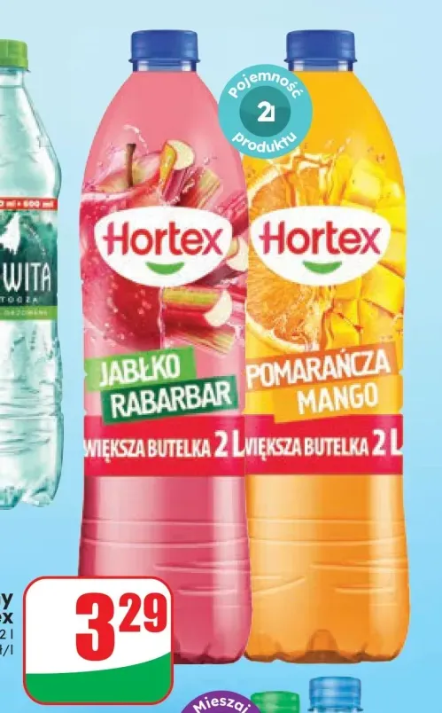 Napój niegazowany Hortex jabłko rabarbar +1 wariant