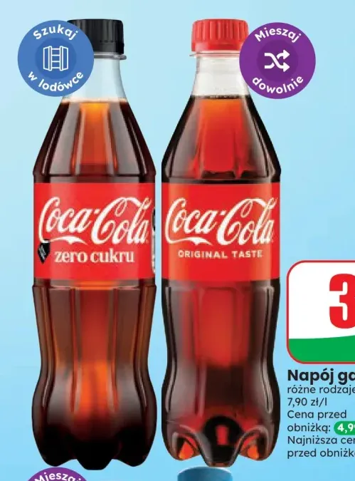 Napój gazowany Coca-Cola Original Taste +1 wariant