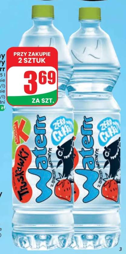 Napój niegazowany truskawkowy Kubuś Waterrr