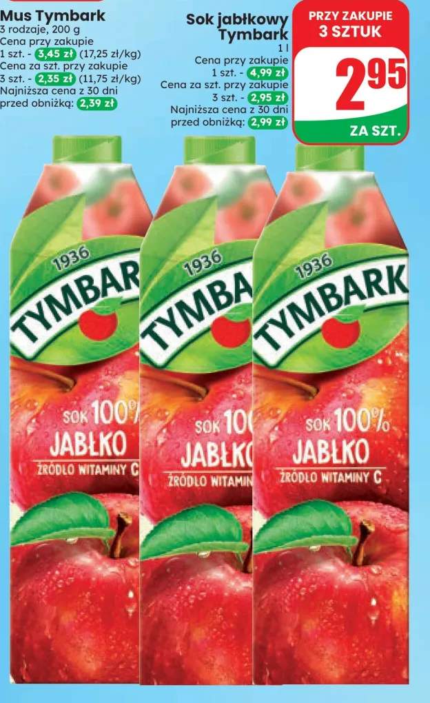 Sok jabłkowy Tymbark