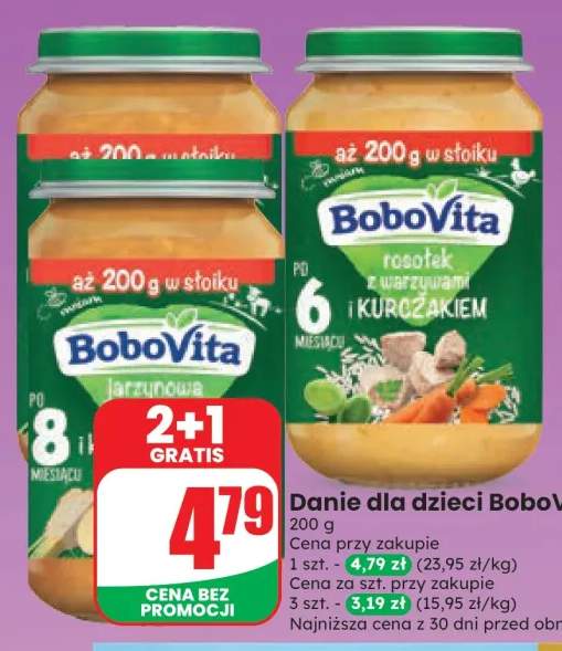 Danie dla dzieci BoboVita jarzynowa +1 wariant
