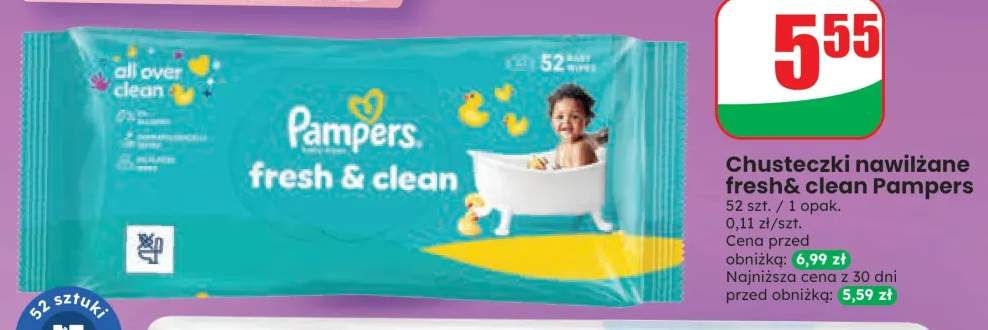 Chusteczki nawilżane Fresh & Clean Pampers