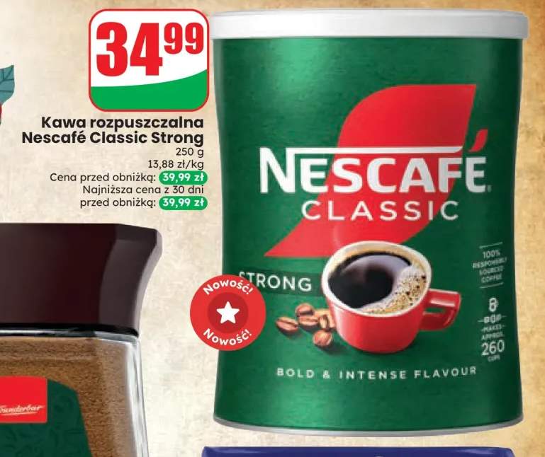 Kawa rozpuszczalna Nescafé Classic Strong
