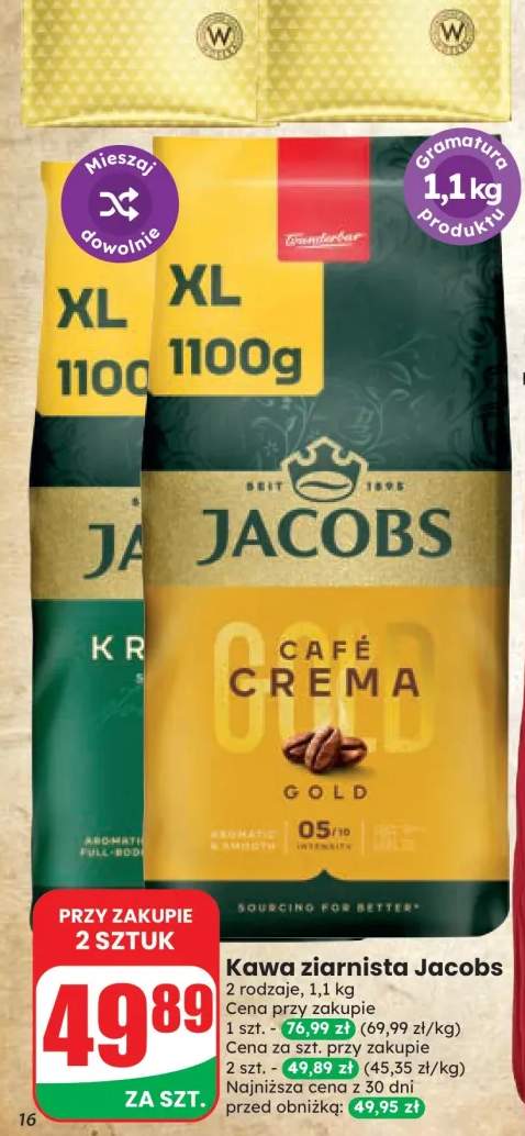 Kawa ziarnista Jacobs