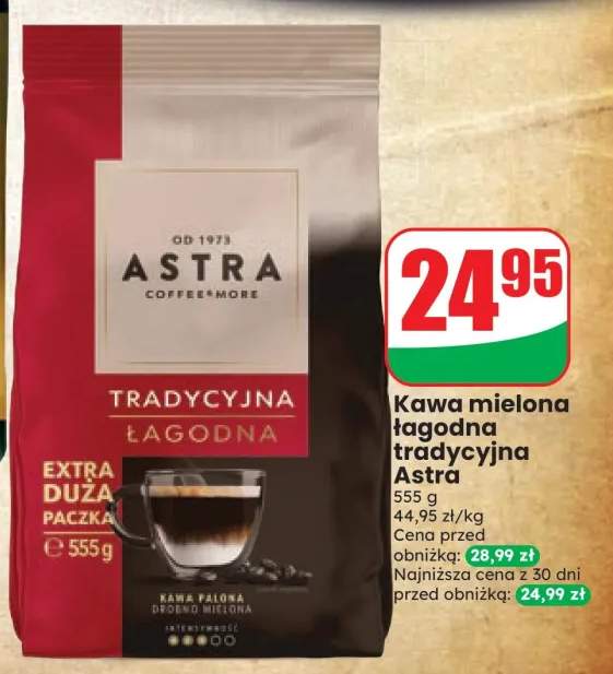 Kawa mielona łagodna tradycyjna Astra