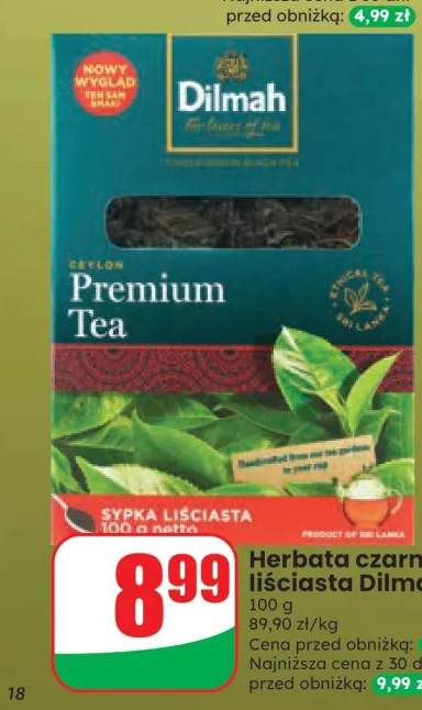 Herbata czarna liściasta Dilmah