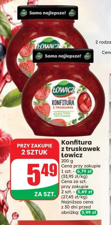 Konfitura z truskawek Łowicz
